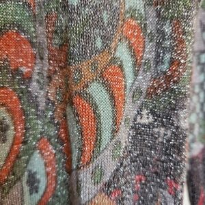 Custo Barcelona graphic print  knit dress tunic. Multicolor Shimmer. SizeS/M